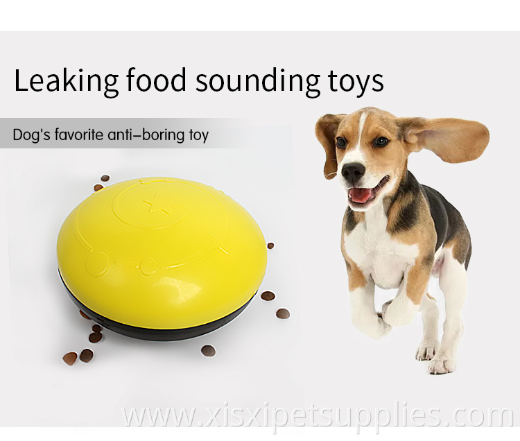 Factory Wholesale Multicolor Slow Feeder Pet Food Leakage Toy Squeak Interactive Dog Food Dispenser Toy